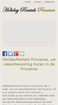 Mobile Screenshot of holidayrentals-provence.com