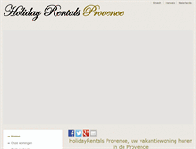 Tablet Screenshot of holidayrentals-provence.com